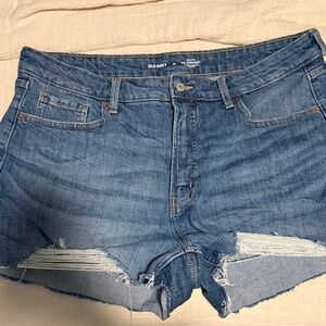 Old Navy Women's Distressed Blue Jean Shorts